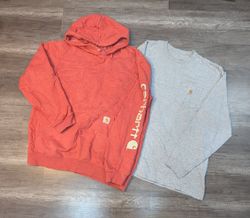 1004 - Carhartt Long & Half Sleeves T-Shirts & Hoo..