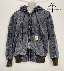 Carhartt rework style acid wash jacket