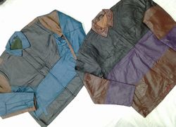 CR5532 Vestes en cuir upcyclées