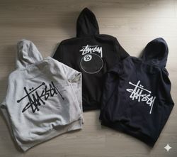 Stussy rework style mélange sweat à capuche