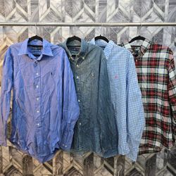 AV-0354 Ralph Lauren Button Up Shirts