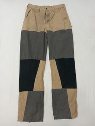 Pantalons en bloc de couleur Carhartt réutilisés C..