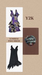 Y2k Lumirae Poly Dress