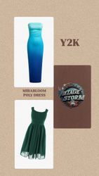 Y2k Mirabloom Poly Dress