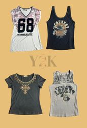 Early 2000s Aesthetic Tops (Yv-472)