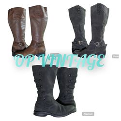 Bottes hautes vintage 0088