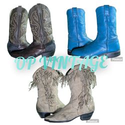 Op vintage 0092 Embrided Cowboy Boots