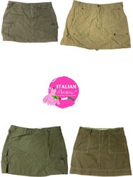 Jupes cargo midi en coton Y2K