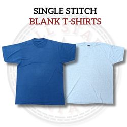 T-shirts simples à couture unie