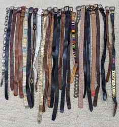 Mix de ceintures vintage