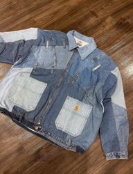 Rework style Carhartt denim jackets
