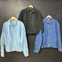 Veste en denim Ralph Lauren (FNC:1101)