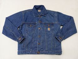 CR875 Upcycled Carhartt Lined Denim Jacket