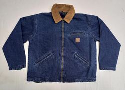 CR885  Upcycled Carhartt Denim Jacket