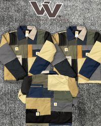 Carhartt reworked style patchwork detroi Jackets #..