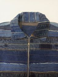 CR888 Upcycled Denim Gürteljacke