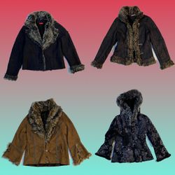 Manteau afghan unique Y2K (TS-1590)