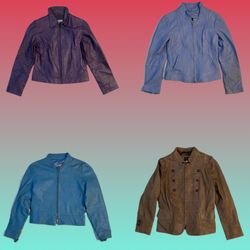 Y2K 90’s Vibe Leather jacket (TS-1592)