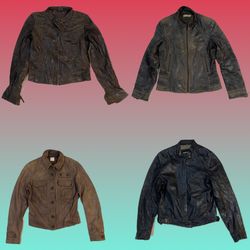 Y2K Leather Jacket (Ts1602)