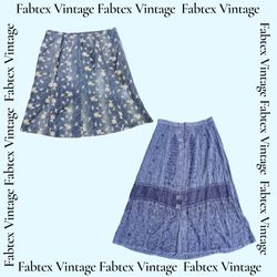 (FV-570) Paquet de jupes esthétiques bleues et en ..