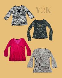 Y2K Vault : Tops à impressions rétro (Yv-480)