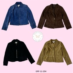 Giacca in pelle scamosciata classica – Essenziale ..