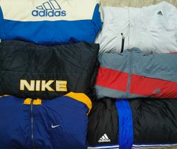 Nike and adidas jackets