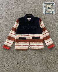 Upcycled Denim & Crochet Jacket