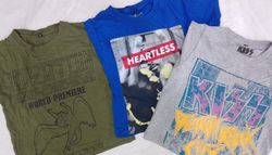 CR5550 Upcycled Music Crop Top