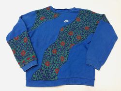 CR914 UPCYCLED PATCHWORK SWEATSHIRT