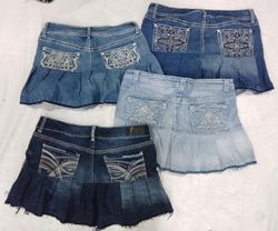 CR5563 Upcycled Flare Skirts