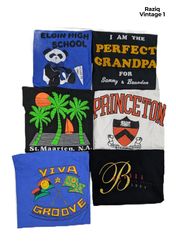 T-shirts vintage à couture unique