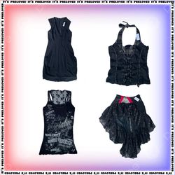 College Grunge Collection - tops, dresses, skirts ..