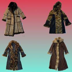 Y2K animal vibe Afghan coat (TS-1610)