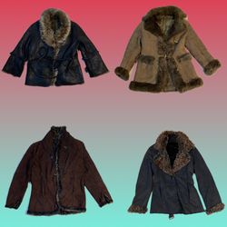 Y2K Unique Afghan coat (TS-1614)