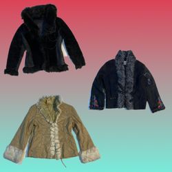 Y2K IT Mädchen Afghan Mantel (TS-1623)