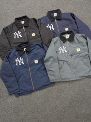 Carhartt Detroit NY Embroidered Rework Style Jacke..