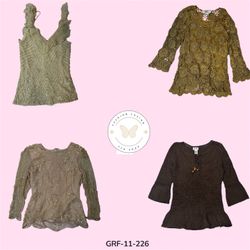 Contemporary Beaded Statement Blouse (GRF-11-226)