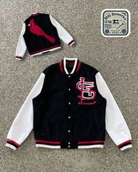 Veste de varsity upcyclée