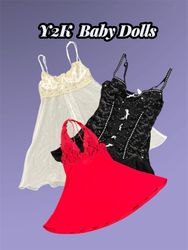 Y2K Baby Doll Tops