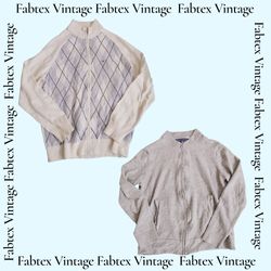 (FV-615) Tommy Hilfiger Zip up Knitwear Sweater