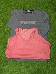 1086 - Gymshark, Long Sleeve, Shorts Sleeves& Tank..
