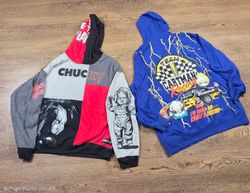 Vintage print hoodies
