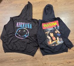Vintage print hoodies