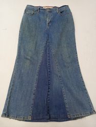 CR940 UPCYCLED Denim Skirt