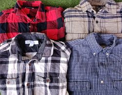 Branded Flannel Shirts 10Pcs (3300)