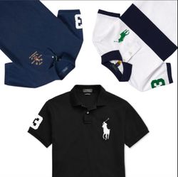 RALPH LAUREN POLO SHIRTS - GRADE B