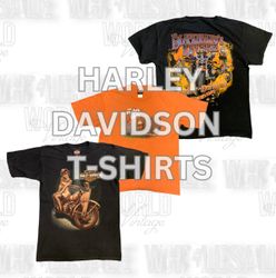 HARLEY DAVIDSON T-SHIRTS - GRADE AB