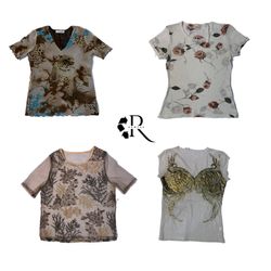 Y2K Earthy Tone Short Sleeves Tops RW-1233