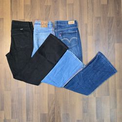 AV-0392 LLW Flare Jeans - Lee Levi's Wrangler